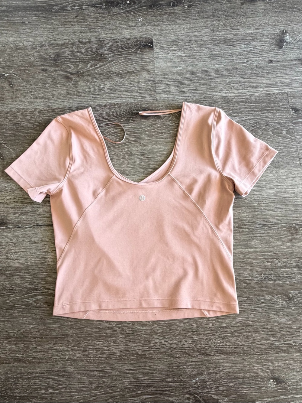 lululemon athletica Short Scoop Crop Top - Blush